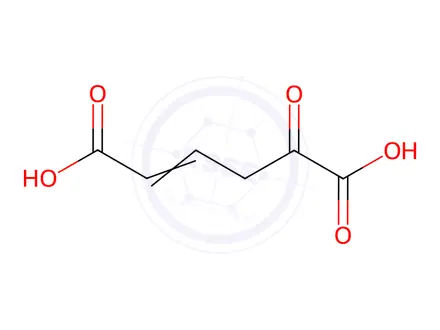 Chemical structure of oxalocrotonate