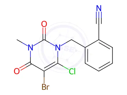 Chemical structure of Alogliptin Impurity 114