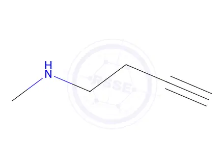 Chemical structure of (But-3-yn-1-yl)(methyl)amine; Oxalic Acid