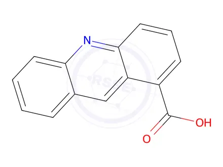 Chemical structure of Acridinecarboxylic acid