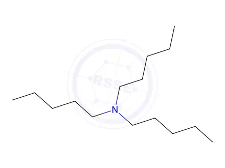 Chemical structure of Tripentylamine, 98%, mixture of isomers