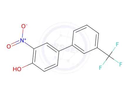 Chemical structure of 2-Nitro-4-(3-trifluoromethylphenyl)phenol