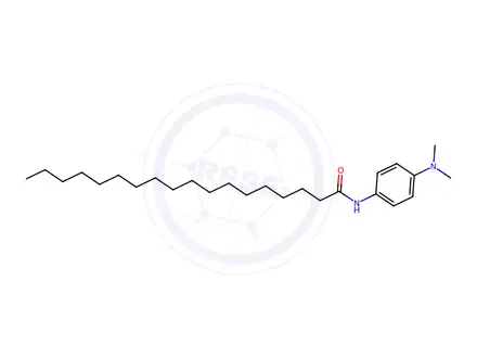 Chemical structure of N-[4-(dimethylamino)phenyl]stearamide