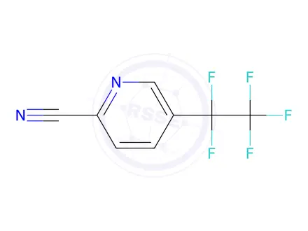 Chemical structure of 5-(Pentafluoroethyl)pyridine-2-carbonitrile