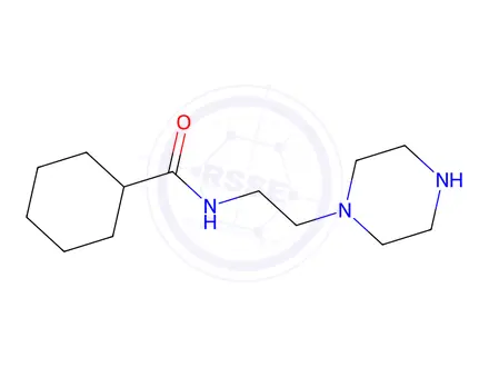 Chemical structure of n-(2-(Piperazin-1-yl)ethyl)cyclohexanecarboxamide