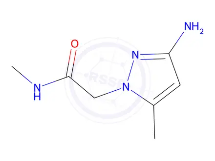 Chemical structure of 2-(3-Amino-5-methyl-1h-pyrazol-1-yl)-n-methylacetamide