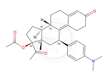 Chemical structure of Ulipristal Impurity 2