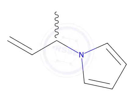 Chemical structure of 1H-Pyrrole,1-(1-methyl-2-propenyl)-(9CI)
