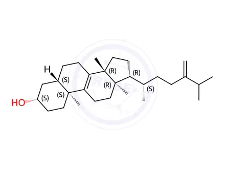 Chemical structure of 14-methylfecosterol
