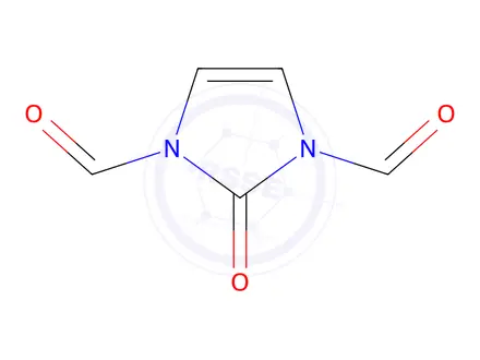 Chemical structure of 2-Oxo-1H-imidazole-1,3(2H)-dicarbaldehyde