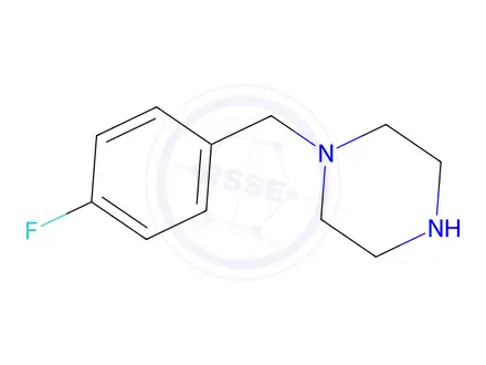 Chemical structure of 1-(4-Fluoro-benzyl)-piperazinetrifluoroacetate