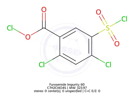 Chemical structure of Furosemide Impurity 91