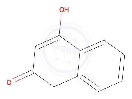 Chemical structure of 3-Hydroxynaphthalen-1(4H)-one