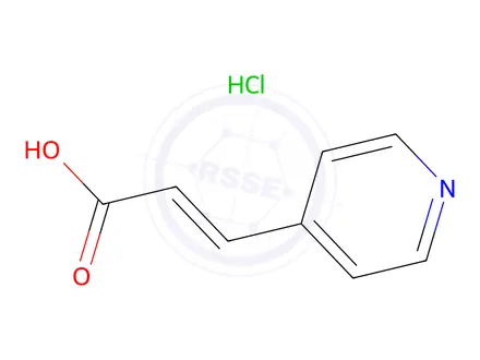 Chemical structure of 3-(Pyridin-4-yl)acrylic acid hydrochloride