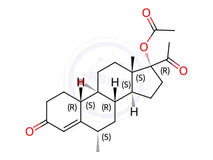 Chemical structure of Nomegestrol Acetate Impurity 1 (Nomegestrol Acetate EP Impurity A)