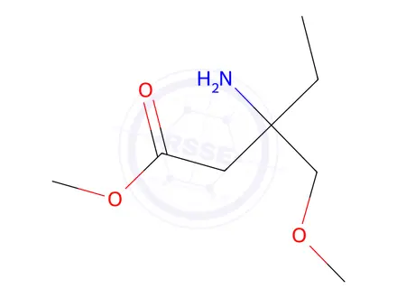 Chemical structure of Methyl 3-amino-3-(methoxymethyl)pentanoate