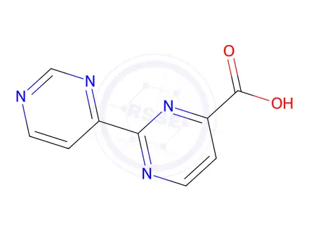 Chemical structure of [2,4'-bipyrimidine]-4-carboxylic acid