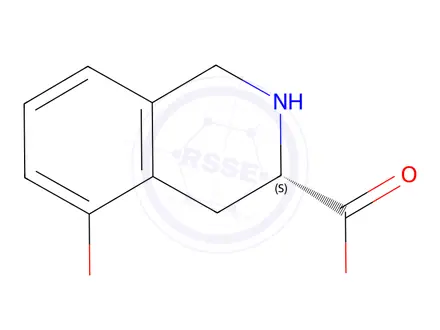 Chemical structure of (3S)-5-methoxy-1,2,3,4-tetrahydroisoquinoline-3-carboxylic acid