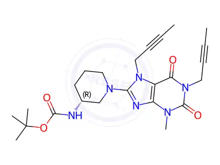 Chemical structure of Linagliptin Impurity 326