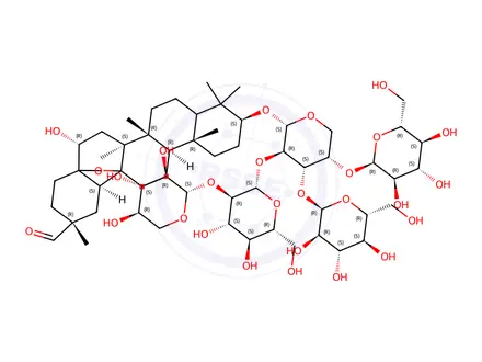 Chemical structure of ardipusilloside II