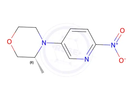Chemical structure of (R)-3-Methyl-4-(6-nitropyridin-3-yl)morpholine