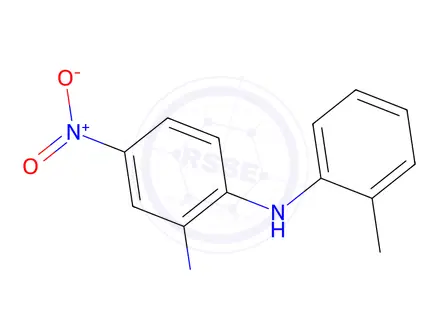 Chemical structure of N-(2-Methylphenyl)-2,4-dinitroaniline