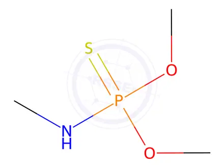 Chemical structure of N-Methylamidothiophosphoric acid O,O-dimethyl ester