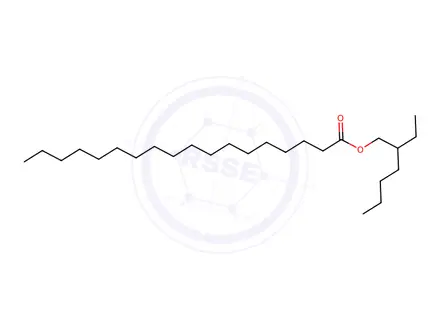 Chemical structure of Fatty acids, C16-18, 2-ethylhexyl esters