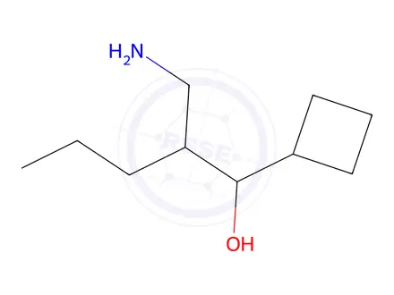 Chemical structure of 2-(Aminomethyl)-1-cyclobutylpentan-1-ol