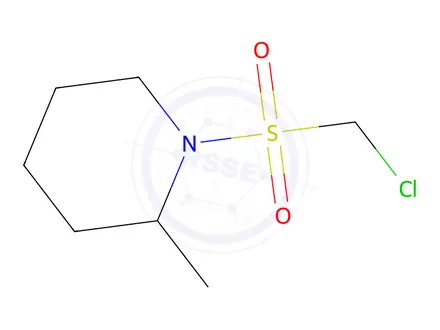Chemical structure of 1-((Chloromethyl)sulfonyl)-2-methylpiperidine