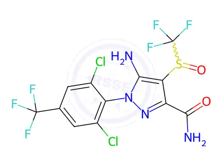 Chemical structure of Fipronil Impurity 7