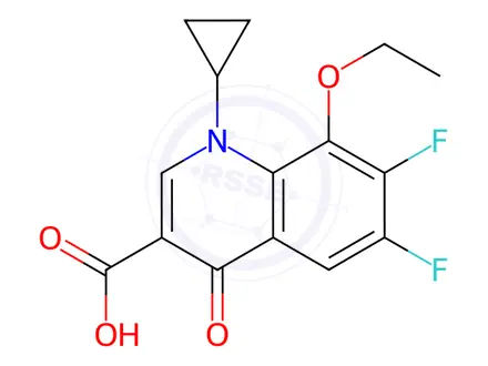 Chemical structure of Moxifloxacin Impurity 256