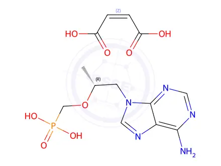 Chemical structure of Tenofovir (Maleate)
