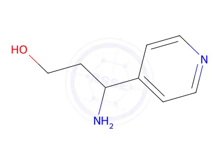 Chemical structure of 3-Amino-3-(4-pyridyl)-1-propanol