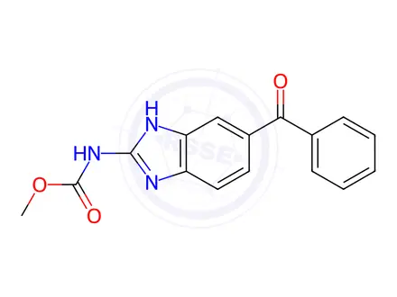 Chemical structure of Mebendazole