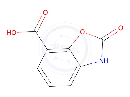 Chemical structure of 2-oxo-2,3-dihydro-1,3-benzoxazole-7-carboxylic acid
