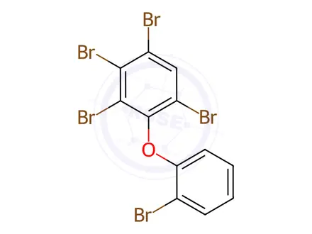 Chemical structure of 2,2',3,4,6-Pentabromodiphenyl Ether