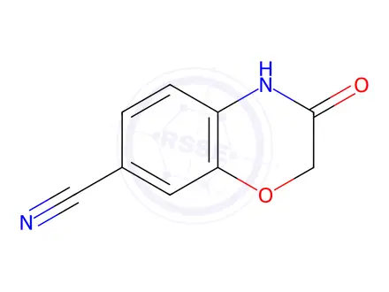 Chemical structure of 3-Oxo-3,4-dihydro-2h-1,4-benzoxazine-7-carbonitrile