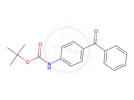 Chemical structure of tert-Butyl (4-benzoylphenyl)carbamate