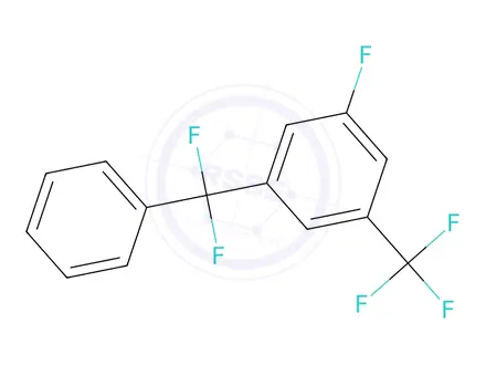 Chemical structure of 1-(Difluorophenylmethyl)-3-fluoro-5-(trifluoromethyl)benzene