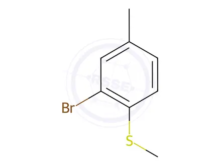 Chemical structure of 3-Bromo-4-(methylthio)toluene