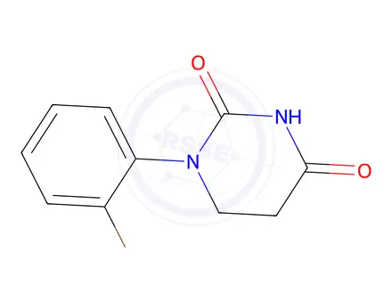 Chemical structure of 1-(2-bromophenyl)hexahydropyrimidine-2,4-dione