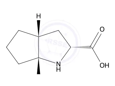 Chemical structure of (1R,3S,5R)-2-Azabicyclo[3.3.0]octane-3-carboxylic Acid