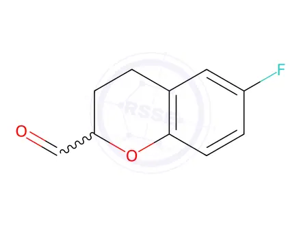Chemical structure of 6-fluorochroman-2-carbaldehyde