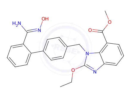 Chemical structure of Azilsartan Impurity S