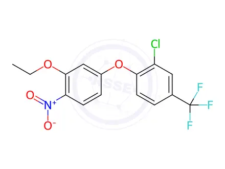 Chemical structure of Oxyfluorfen