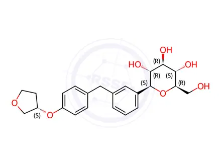 Chemical structure of Deschloro Empagliflozin
