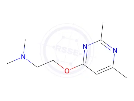 Chemical structure of 2-((2,6-Dimethylpyrimidin-4-yl)oxy)-N,N-dimethylethanamine