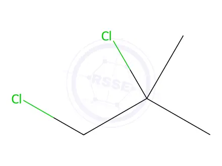 Chemical structure of 1,2-Dichloroisobutane