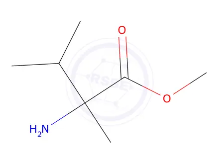 Chemical structure of Isovaline, 3-methyl-, methyl ester (9CI)